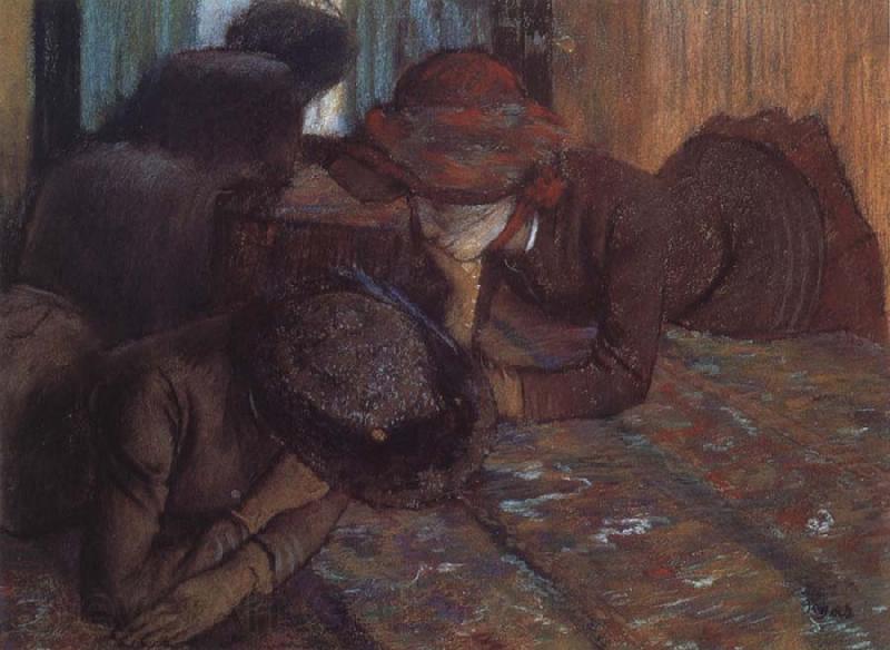 Edgar Degas Conversation Norge oil painting art